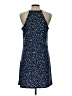 MICHAEL Michael Kors Polka Dots Blue Casual Dress Size L - photo 2