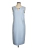 Etcetera Solid Blue Casual Dress Size 4 - photo 1