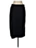 Nine West Solid Black Formal Skirt Size L - photo 2