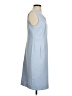 Etcetera Solid Blue Casual Dress Size 4 - photo 4