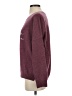 Repeat Cashmere 100% Cashmere Hearts Burgundy Cashmere Pullover Sweater Size XS - photo 5