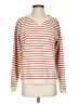 Scotch & Soda 100% Cotton Stripes Orange White Pullover Sweater Size 2 - photo 1
