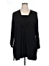 Coldwater Creek Black Kimono Size 1X - photo 1