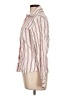Survival 100% Cotton Stripes Ivory Long Sleeve Blouse Size L - photo 5