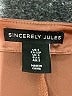 Sincerely Jules Brown Long Sleeve Blouse Size S - photo 7