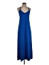Saint + Sofia Solid Blue Casual Dress Size 2 - photo 1