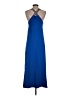 Saint + Sofia Solid Blue Casual Dress Size 2 - photo 2