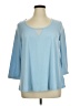 Unbranded Blue 3/4 Sleeve T-Shirt Size XL - photo 1