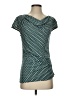 Max Studio Teal Short Sleeve Top Size S - photo 1