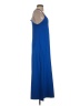 Saint + Sofia Solid Blue Casual Dress Size 2 - photo 4