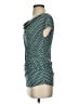 Max Studio Teal Short Sleeve Top Size S - photo 5