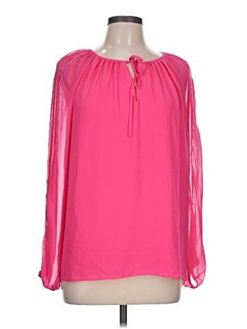 White House Black Market 3/4 Sleeve Blouse (view 1)