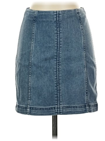 Free People Denim Skirt (view 1)