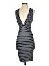 Olivaceous Stripes Blue Cocktail Dress Size S - photo 1