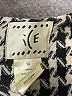 ICE 100% Acrylic Houndstooth Blue Casual Dress Size 10 - photo 7