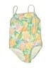 Unbranded Tropical Yellow One Piece Swimsuit Size 6 (estimated) - photo 1