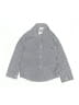 IZOD Checkered-gingham Blue White Long Sleeve Button-Down Shirt Size 5 - photo 1
