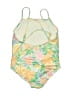 Unbranded Tropical Yellow One Piece Swimsuit Size 6 (estimated) - photo 2