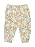 Carter's 100% Cotton Floral White Casual Pants 3-6 MO / 6 MO - photo 1