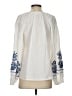 Primark 100% Cotton Ivory 3/4 Sleeve Blouse Size 4 - photo 2