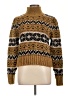 Zara Chevron-herringbone Gold Pullover Sweater Size L - photo 1