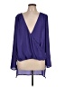 Gianni Bini 100% Polyester Purple 3/4 Sleeve Blouse Size L - photo 1