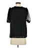 Gibson Look 100% Polyester Black Short Sleeve Blouse Size S - photo 1