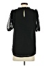 Gibson Look 100% Polyester Black Short Sleeve Blouse Size S - photo 2