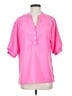 Unbranded Pink Short Sleeve Blouse Size M - photo 1