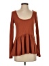 Lulus Brown Long Sleeve Top Size S - photo 1