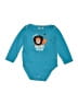 Jumping Beans 100% Cotton Teal Long Sleeve Onesie 12-18 MO / 18 MO - photo 1