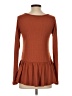 Lulus Brown Long Sleeve Top Size S - photo 2