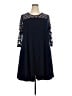 Nina Leonard Blue Casual Dress Size 2X - photo 1