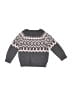 Janie and Jack Chevron-herringbone Gray Pullover Sweater Size 6-12 mo - photo 1