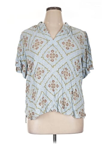 Ann Taylor LOFT Short Sleeve Blouse (view 1)