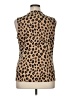 Croft & Barrow Animal Print Tan Sleeveless Blouse Size XL - photo 2