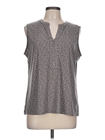 Anne Klein Sleeveless Blouse (view 1)