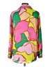 Zara Color Block Green Long Sleeve Blouse Size L - photo 2