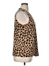 Croft & Barrow Animal Print Tan Sleeveless Blouse Size XL - photo 4