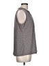 Anne Klein Gray Sleeveless Blouse Size L - photo 4