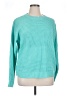 Zenana Checkered-gingham Teal Pullover Sweater Size XL - photo 1