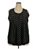 Roaman's Black Sleeveless Blouse Size 18W - photo 1