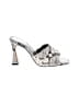 Vince Camuto Animal Print Ivory Sandals Size 6 1/2 - photo 1