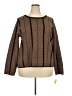 Investments Chevron-herringbone Brown Pullover Sweater Size 2X - photo 1