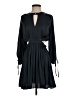 Maje 100% Polyester Solid Black Casual Dress Size EU (FR) 36 / US 4 - photo 1