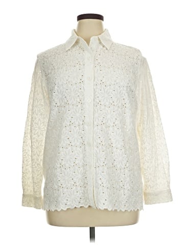 Draper's & Damon's Long Sleeve Blouse (view 1)
