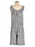MSK 100% Rayon Animal Print Gray Romper Size M - photo 2