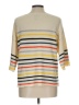 Chelsea & Theodore 100% Acrylic Stripes Yellow Pullover Sweater Size L - photo 2