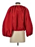 Free Assembly 100% Recycled Polyester Red 3/4 Sleeve Blouse Size P (petite) - photo 2