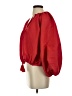 Free Assembly 100% Recycled Polyester Red 3/4 Sleeve Blouse Size P (petite) - photo 5